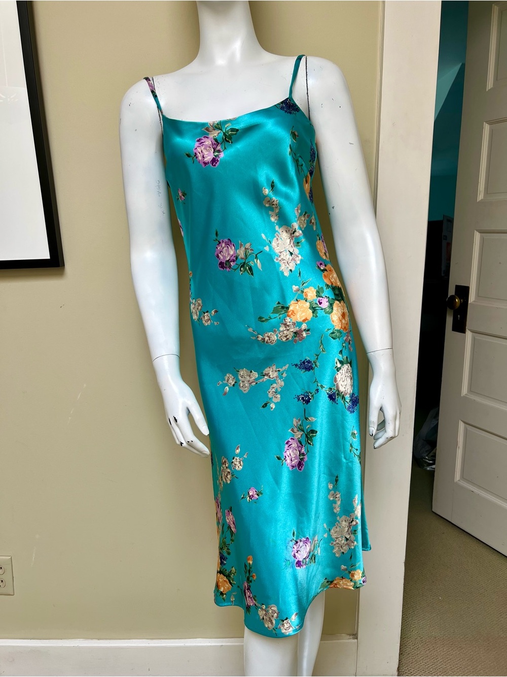 Vintage Floral Slip Dress